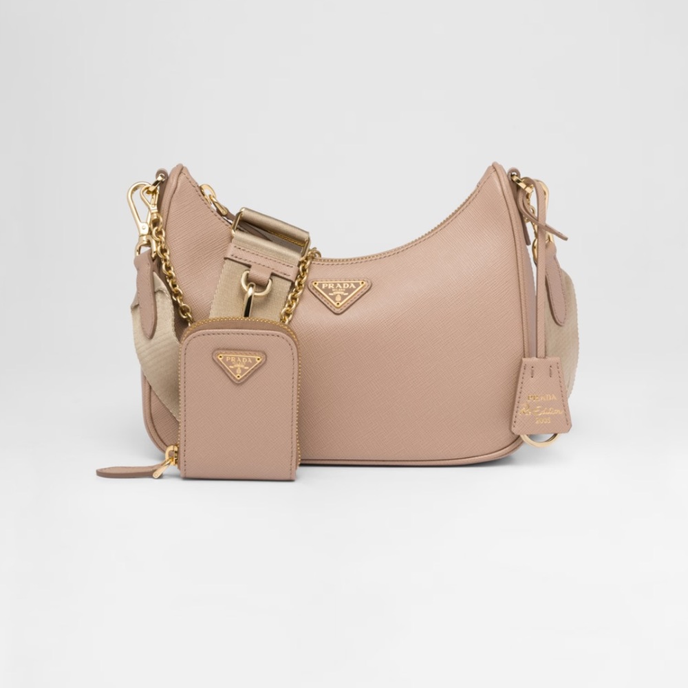 Prada Re-Edition 2005 Saffiano leather bag with box